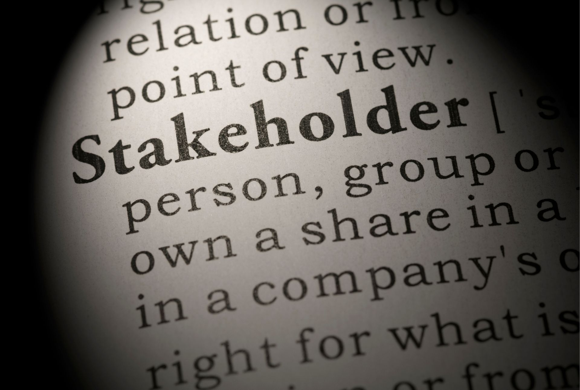 How to Address to Stakeholders